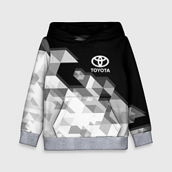 Толстовка-худи детская TOYOTA, цвет: 3D-меланж