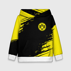 Толстовка-худи детская BORUSSIA, цвет: 3D-белый