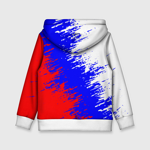 Детская толстовка Россия / 3D-Белый – фото 2
