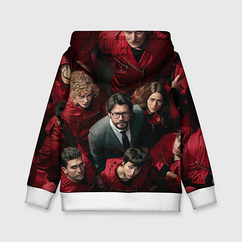 Детская толстовка La Casa de Papel Z / 3D-Белый – фото 2