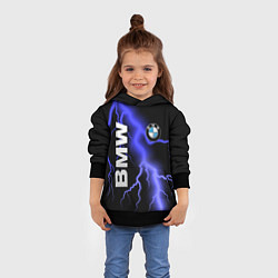 Толстовка-худи детская BMW, цвет: 3D-черный — фото 2