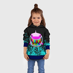 Толстовка-худи детская 6IX9INE, цвет: 3D-синий — фото 2