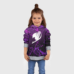 Толстовка-худи детская Fairy Tail, цвет: 3D-меланж — фото 2