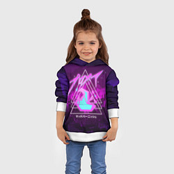 Толстовка-худи детская PROMARE, цвет: 3D-белый — фото 2