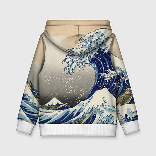 Детская толстовка ЯПОНСКАЯ КАРТИНА / 3D-Белый – фото 2