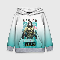 Толстовка-худи детская SAVIOR OF THE SEAS, цвет: 3D-меланж