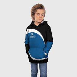 Толстовка-худи детская Russia, цвет: 3D-черный — фото 2