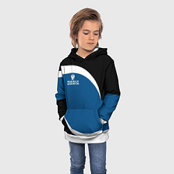 Толстовка-худи детская Russia, цвет: 3D-белый — фото 2