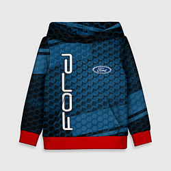 Толстовка-худи детская FORD, цвет: 3D-красный