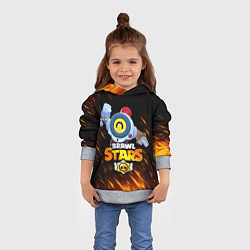 Толстовка-худи детская BRAWL STARS NANI, цвет: 3D-меланж — фото 2