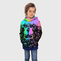 Толстовка-худи детская MARSHMELLO, цвет: 3D-синий — фото 2