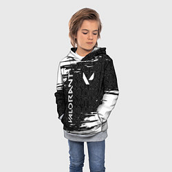 Толстовка-худи детская VALORANT ВАЛОРАНТ, цвет: 3D-меланж — фото 2