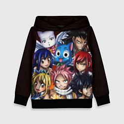 Толстовка-худи детская FAIRY TAIL ХВОСТ ФЕИ, цвет: 3D-черный