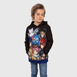 Толстовка-худи детская FAIRY TAIL ХВОСТ ФЕИ, цвет: 3D-синий — фото 2