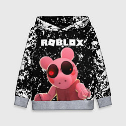 Толстовка-худи детская Roblox Piggy, цвет: 3D-меланж