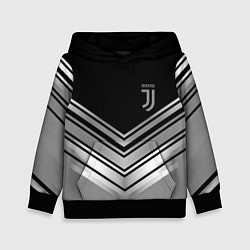 Толстовка-худи детская JUVENTUS, цвет: 3D-черный