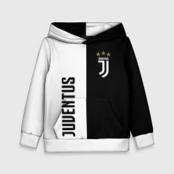 Толстовка-худи детская JUVENTUS, цвет: 3D-белый