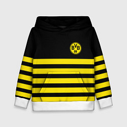 Толстовка-худи детская BORUSSIA, цвет: 3D-белый