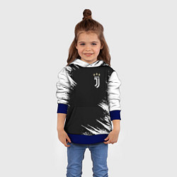 Толстовка-худи детская JUVENTUS, цвет: 3D-синий — фото 2