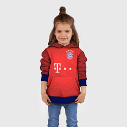 Толстовка-худи детская BAYERN MUNCHEN, цвет: 3D-синий — фото 2