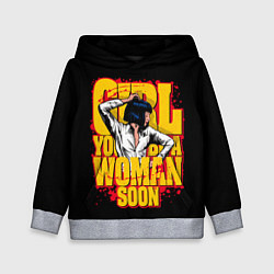 Толстовка-худи детская Криминальное чтиво, цвет: 3D-меланж