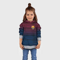 Толстовка-худи детская BARSELONA, цвет: 3D-меланж — фото 2
