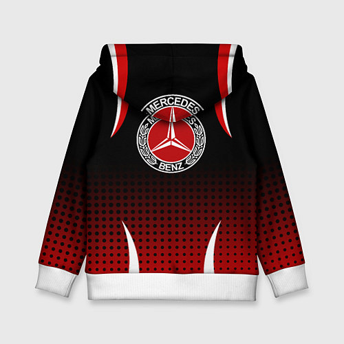 Детская толстовка Mercedes-Benz / 3D-Белый – фото 2
