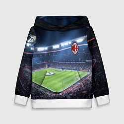 Толстовка-худи детская FC MILAN, цвет: 3D-белый