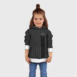 Толстовка-худи детская The umbrella academy Z, цвет: 3D-белый — фото 2