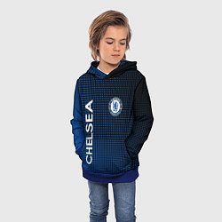 Толстовка-худи детская CHELSEA, цвет: 3D-синий — фото 2