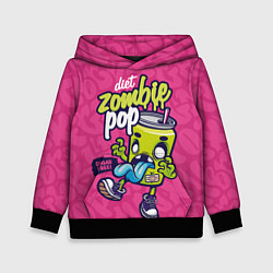 Детская толстовка Зомби диета граффити
