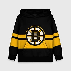 Толстовка-худи детская BOSTON BRUINS NHL, цвет: 3D-черный