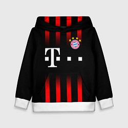 Толстовка-худи детская FC Bayern Munchen, цвет: 3D-белый