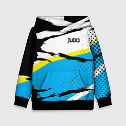 Толстовка-худи детская Judo, цвет: 3D-черный