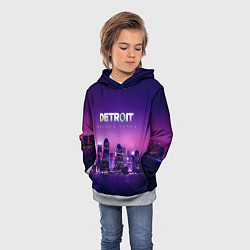 Толстовка-худи детская Detroit Become Human S, цвет: 3D-меланж — фото 2