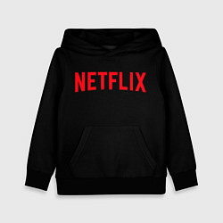 Толстовка-худи детская NETFLIX, цвет: 3D-черный