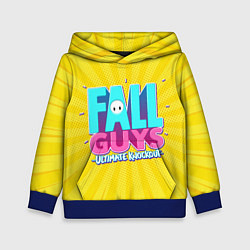 Толстовка-худи детская Fall Guys, цвет: 3D-синий