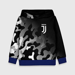 Толстовка-худи детская JUVENTUS ЮВЕНТУС, цвет: 3D-синий