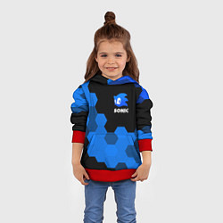 Толстовка-худи детская СОНИК SONIC, цвет: 3D-красный — фото 2