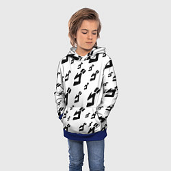 Толстовка-худи детская JoJo Bizarre Adventure, цвет: 3D-синий — фото 2