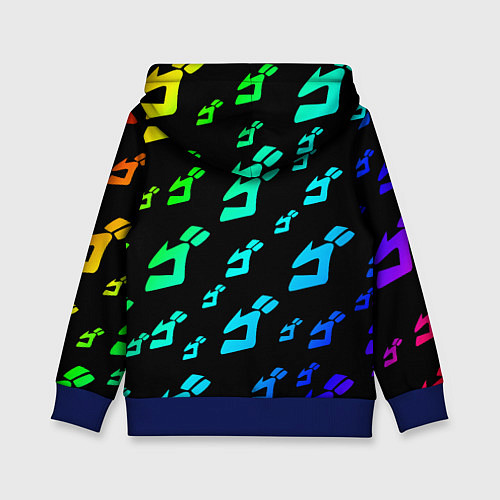 Детская толстовка JoJo Bizarre Adventure / 3D-Синий – фото 2