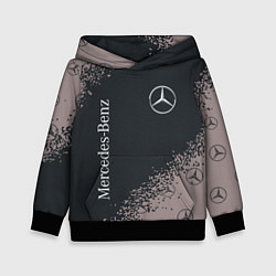 Толстовка-худи детская MERCEDES МЕРСЕДЕС, цвет: 3D-черный