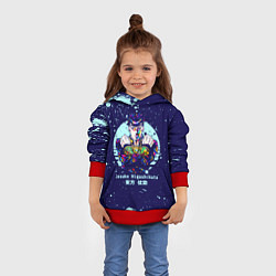 Толстовка-худи детская JoJo Bizarre Adventure, цвет: 3D-красный — фото 2
