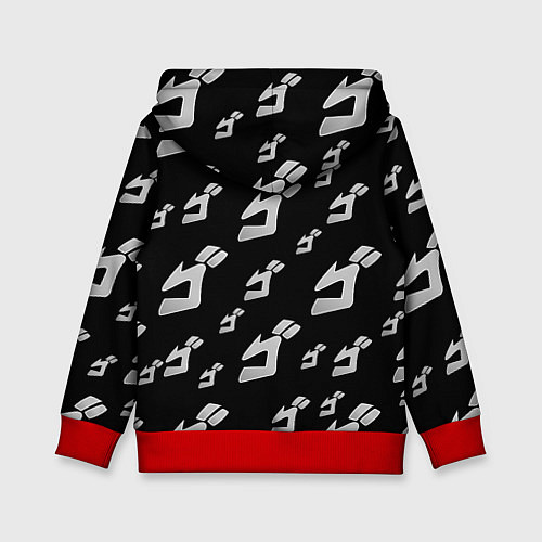 Детская толстовка JoJo Bizarre Adventure / 3D-Красный – фото 2