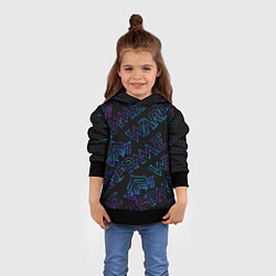 Толстовка-худи детская WARFRAME ВАРФРЕЙМ, цвет: 3D-черный — фото 2