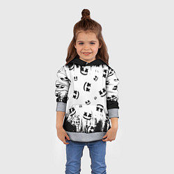 Толстовка-худи детская MARSHMELLO МАРШМЕЛЛОУ, цвет: 3D-меланж — фото 2