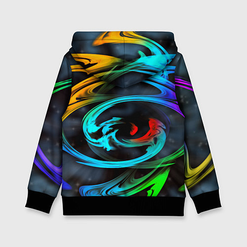 Детская толстовка SONIC TRIO / 3D-Черный – фото 2