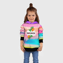 Толстовка-худи детская Маргарита, цвет: 3D-черный — фото 2