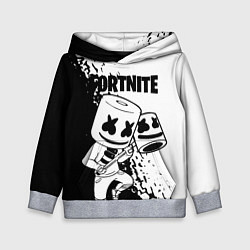 Толстовка-худи детская FORTNITE MARSHMELLO, цвет: 3D-меланж