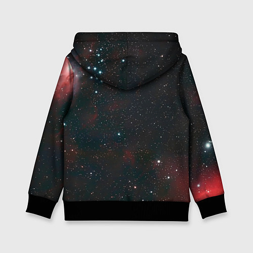Детская толстовка Startrek iron logo and space / 3D-Черный – фото 2